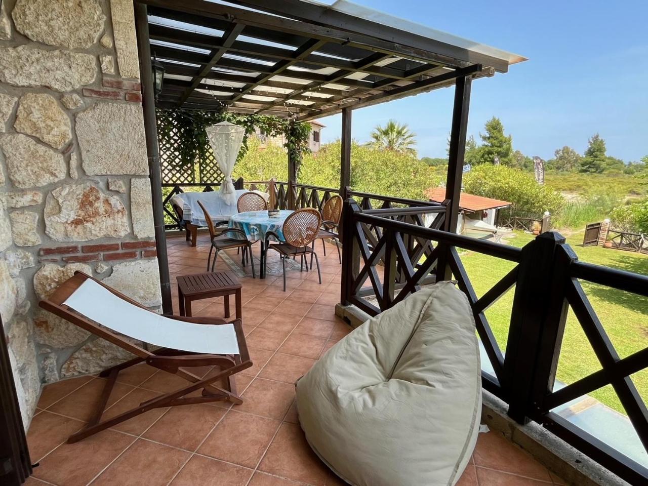 Stone Villa Rokosini Vourvourou Exterior foto
